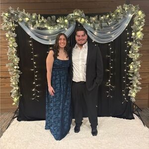 Azazie Women’s Navy Formal Dress Size 10